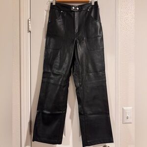 Blank NYC Black Faux Leather Pants